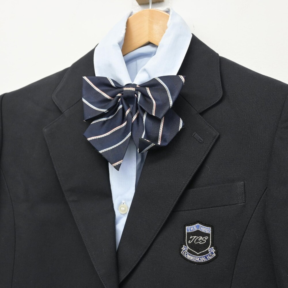 制服市場 東京都 東京都立第三商業高等学校 女子制服 4点 sf037092