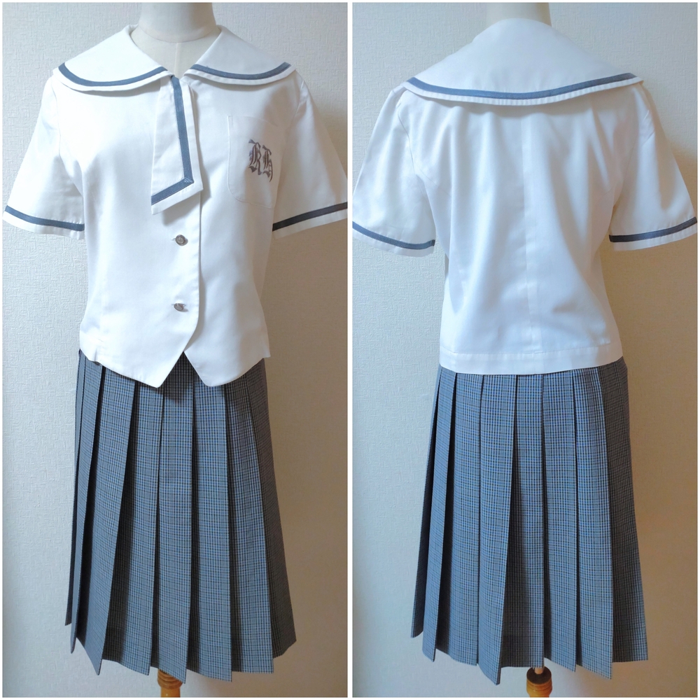 鴨方高校 制服 クリーニング済み レア スカートセット