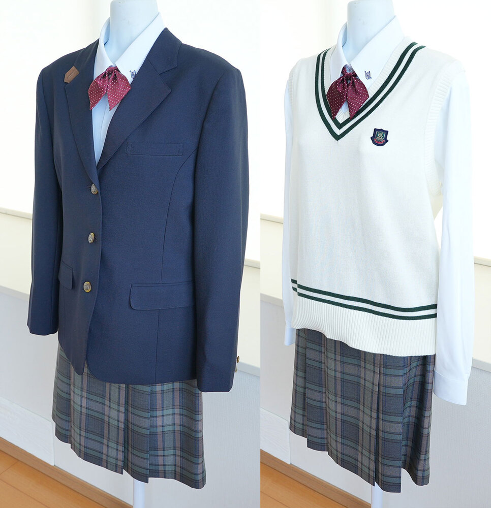 制服市場 ★沖縄県立浦添商業高校 [現行制服セット サイズL] 冬服中間服