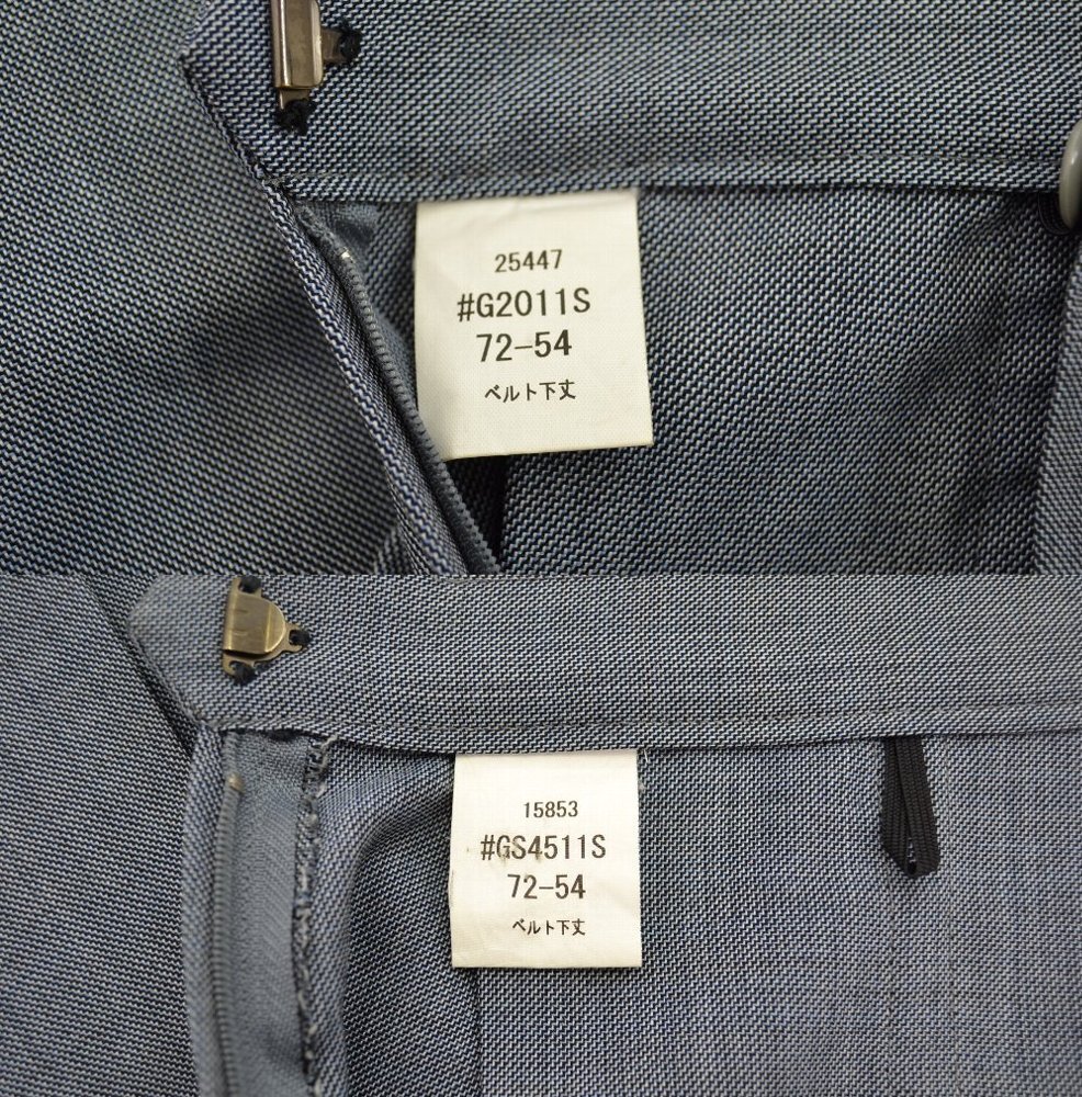 制服市場 神奈川県 川崎市立平中学校 ブレザー冬夏服 ひもリボン*Y0138