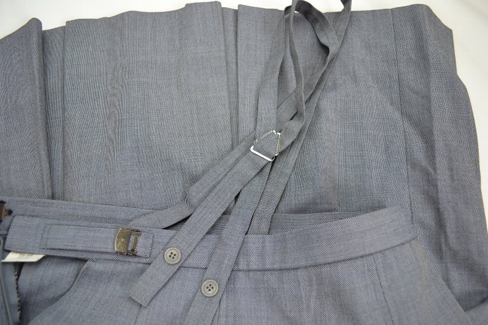 制服市場 神奈川県 川崎市立平中学校 ブレザー冬夏服 ひもリボン＊Y0138