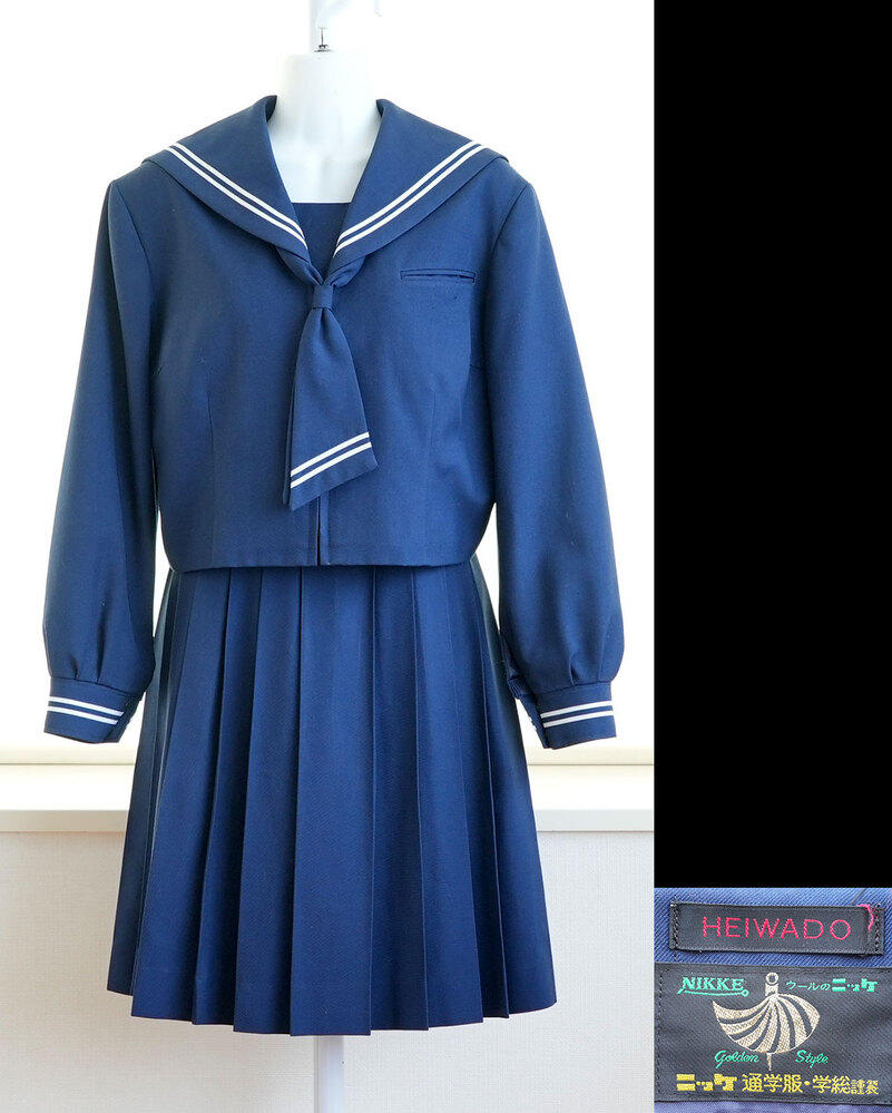 千葉県 松戸市立小金中学校 [現行制服セット サイズ160B] 冬服セーラー服