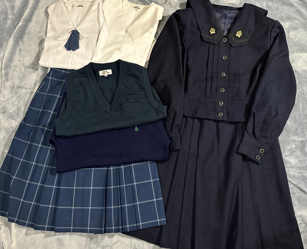 岡山県 白陵高校 夏服・冬服一式 山本寛斎デザイン セーラー冬服