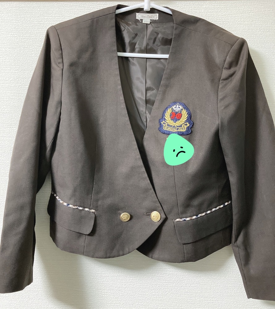 制服市場 宮崎県 生目台中学校 女子冬服上下セット 指定ブラウスあり
