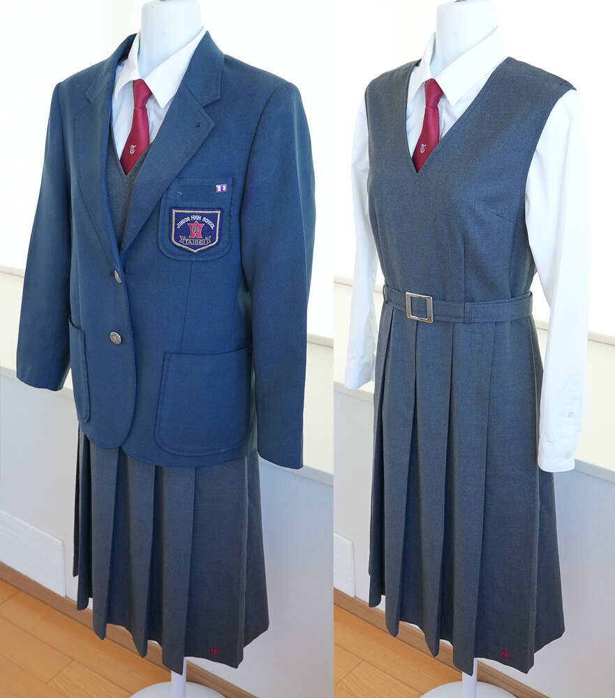 兵庫県 尼崎市立大成中学校 [現行制服セット サイズ M] 冬服 ジャンパースカート