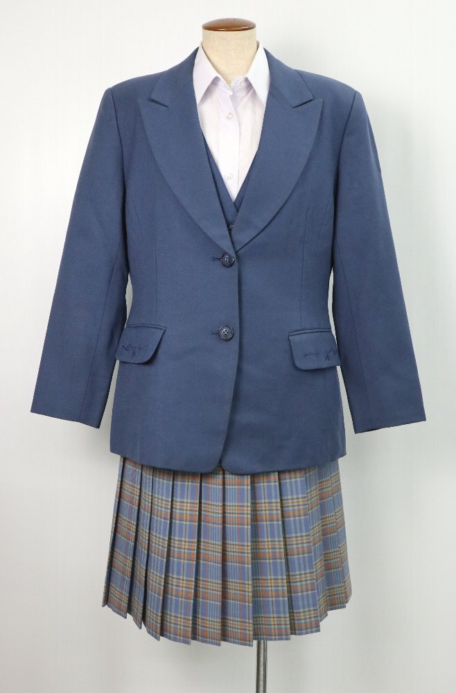 ☆東京都 白梅学園高校 [現行制服 サイズ155BA] 夏服冬服ブレザー 校章