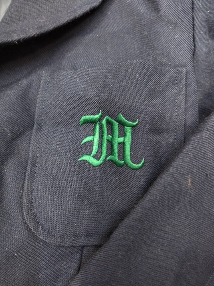 制服市場 埼玉県 【K826】毛呂山町立 毛呂山中学校 チェック柄 現行制服 5点セット