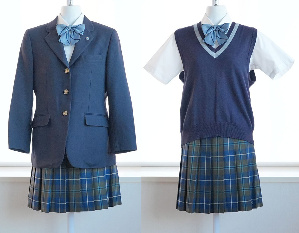 【決定】清水高校制服 地元の偉人にちなんだデザインと配色に 高校の文化祭で新制服を