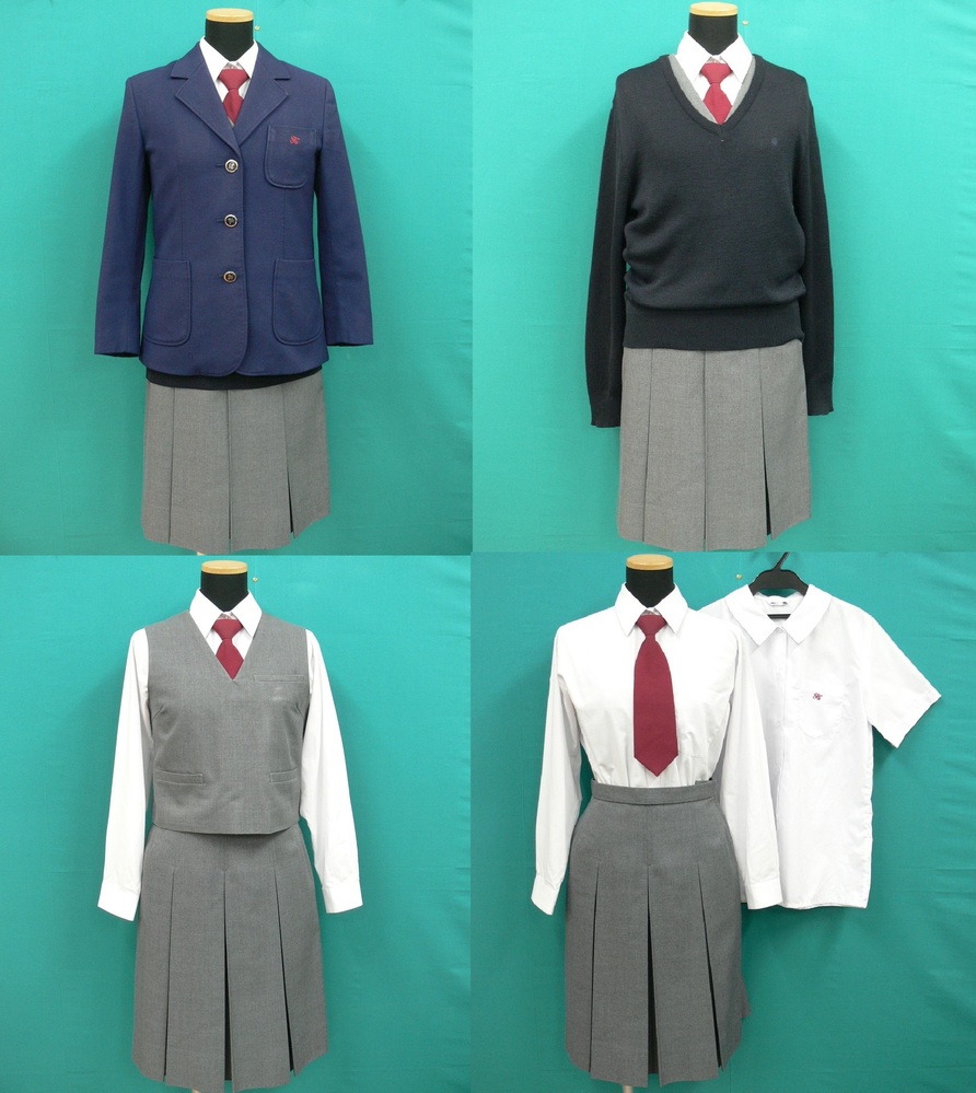 大阪府 #6859 《大阪市立 菫中学校》青系ブレザー制服冬セット サイズ155A