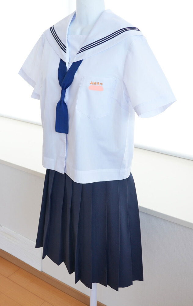 制服市場 ★宮崎県 高鍋町立高鍋東中学校 [現行制服セット] 夏服セーラー服