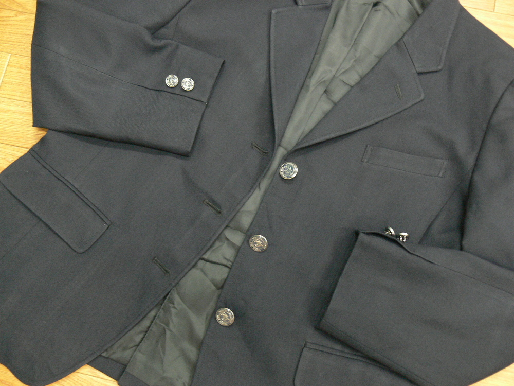 制服市場 大阪府 7620 《大阪府立 北摂つばさ高校》紺系ブレザー制服冬セット サイズ17R【大きなサイズ】