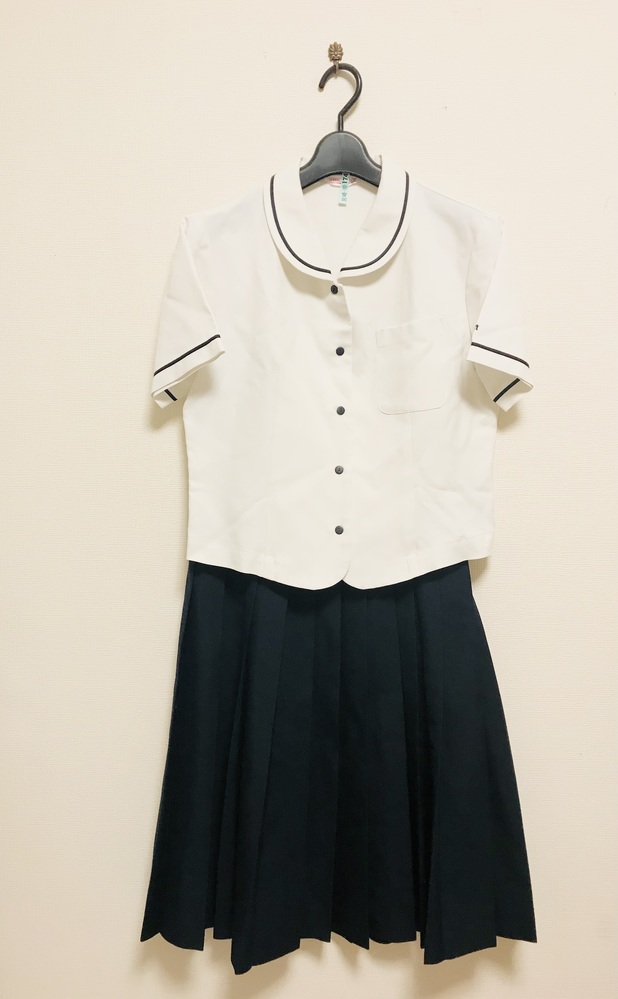 長崎県佐世保市祇園中学校 女子制服 L 11号 夏服上下セット 美品