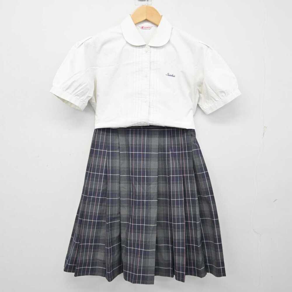 岡山県 岡山学芸館清秀中学校・高等部 女子制服 2点 sf058924