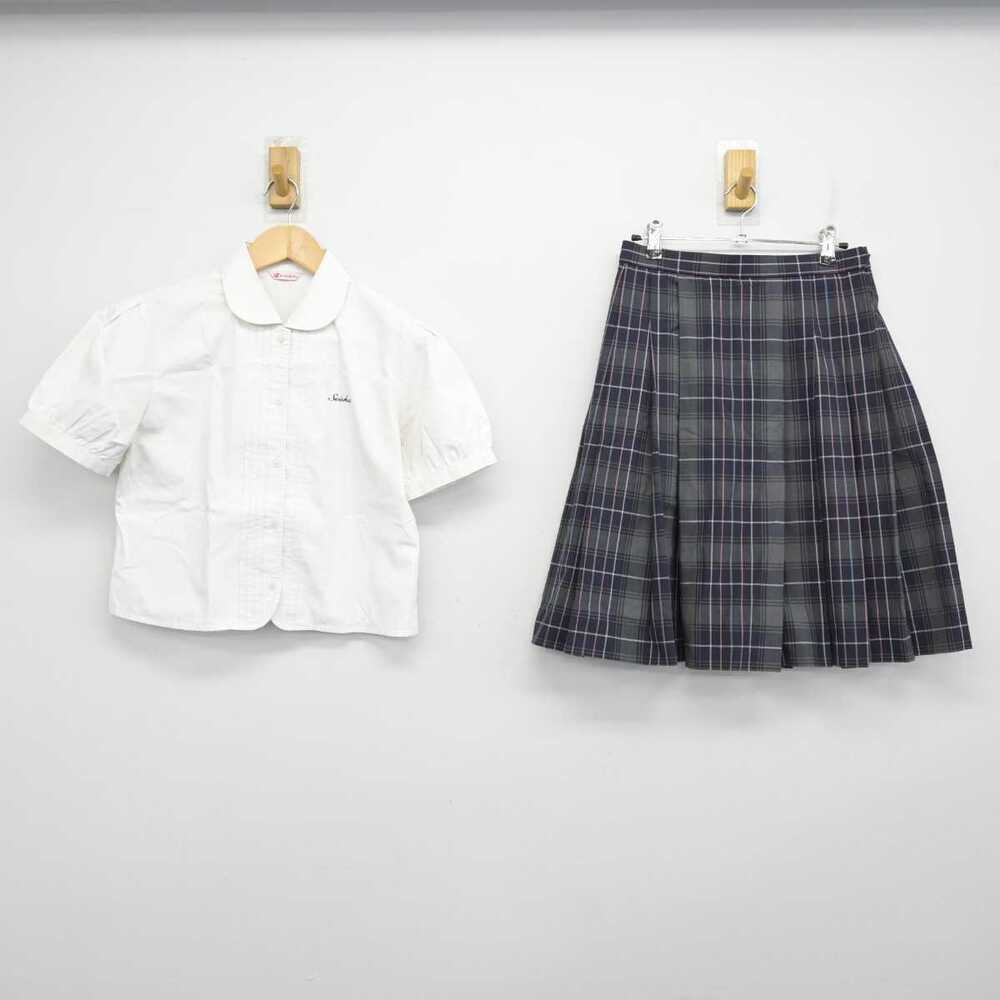 岡山県 岡山学芸館清秀中学校・高等部 女子制服 2点 sf058924