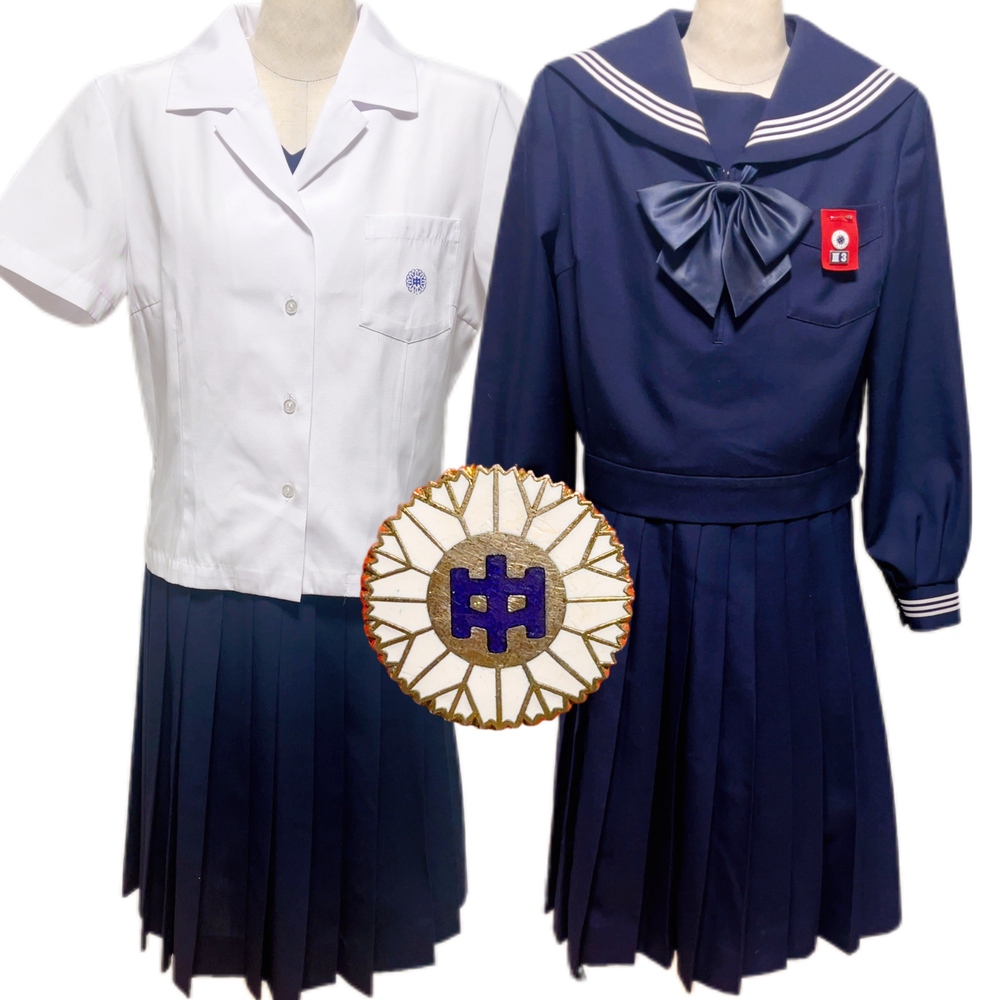 美品・送料込★堺市立野田中学校　男子制服4点セット（冬用） 大阪府 堺市立野田中学校 冬ブレザー?+スカートなど/yt0672【8ppl
