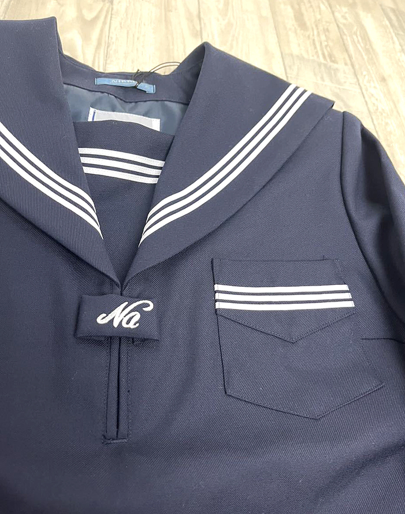 ST008　数量1　姫路　山陽中学校　冬セーラー服上衣　4-59