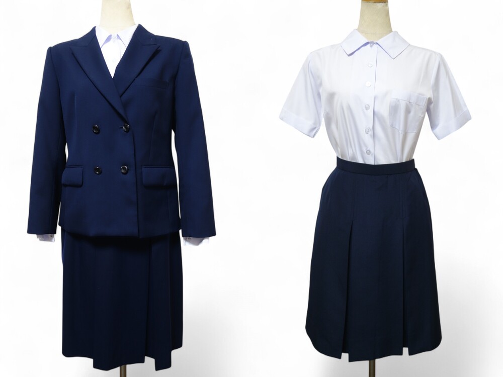 コスプレ衣装　#1978　岸和田(冬夏)ブレザー・ベスト・スカート 737 大阪府立 岸和田高校 ブレザー・スカート・ブラウス&frasl;夏冬5点
